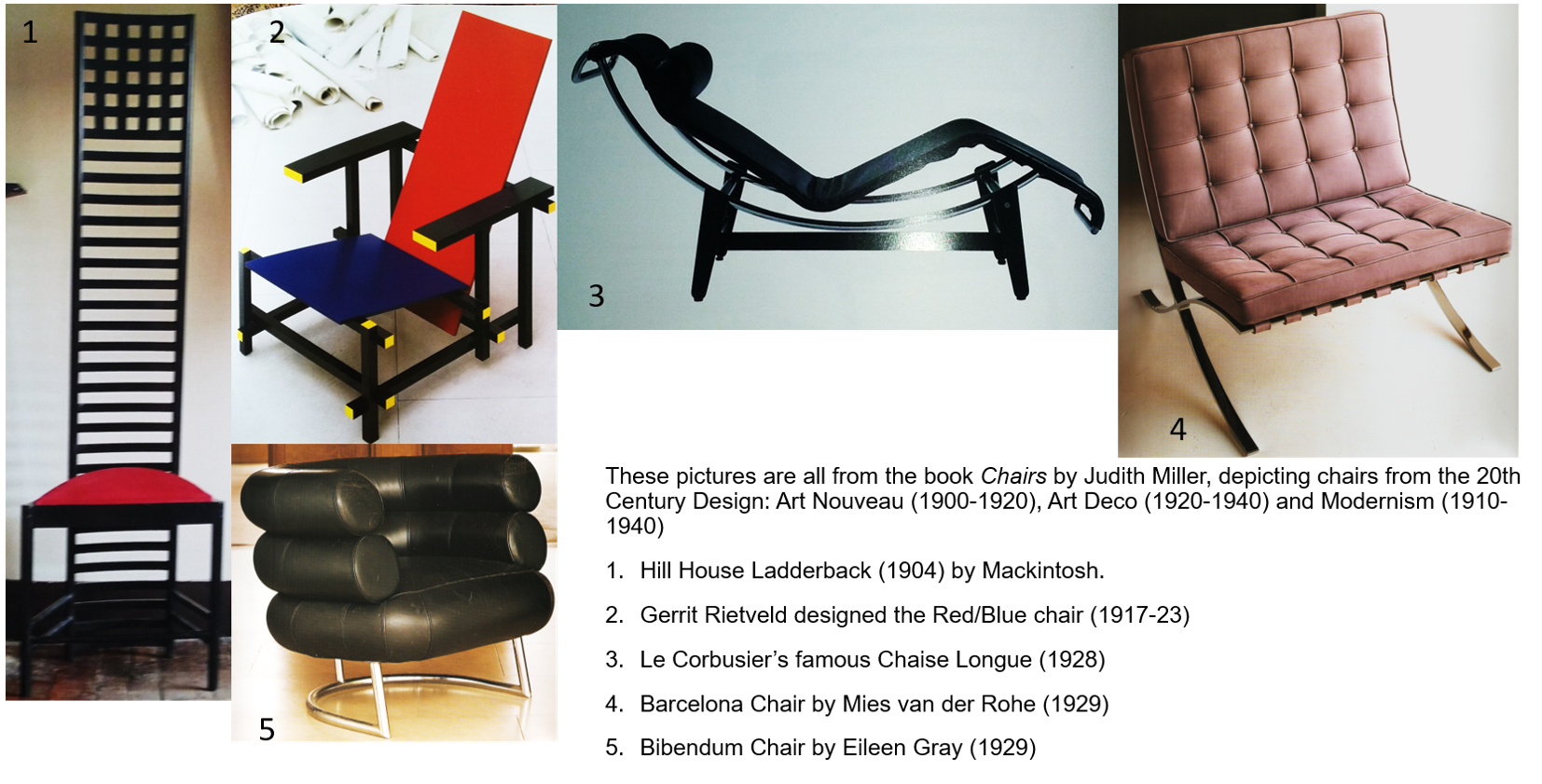 the 20th century chairs

