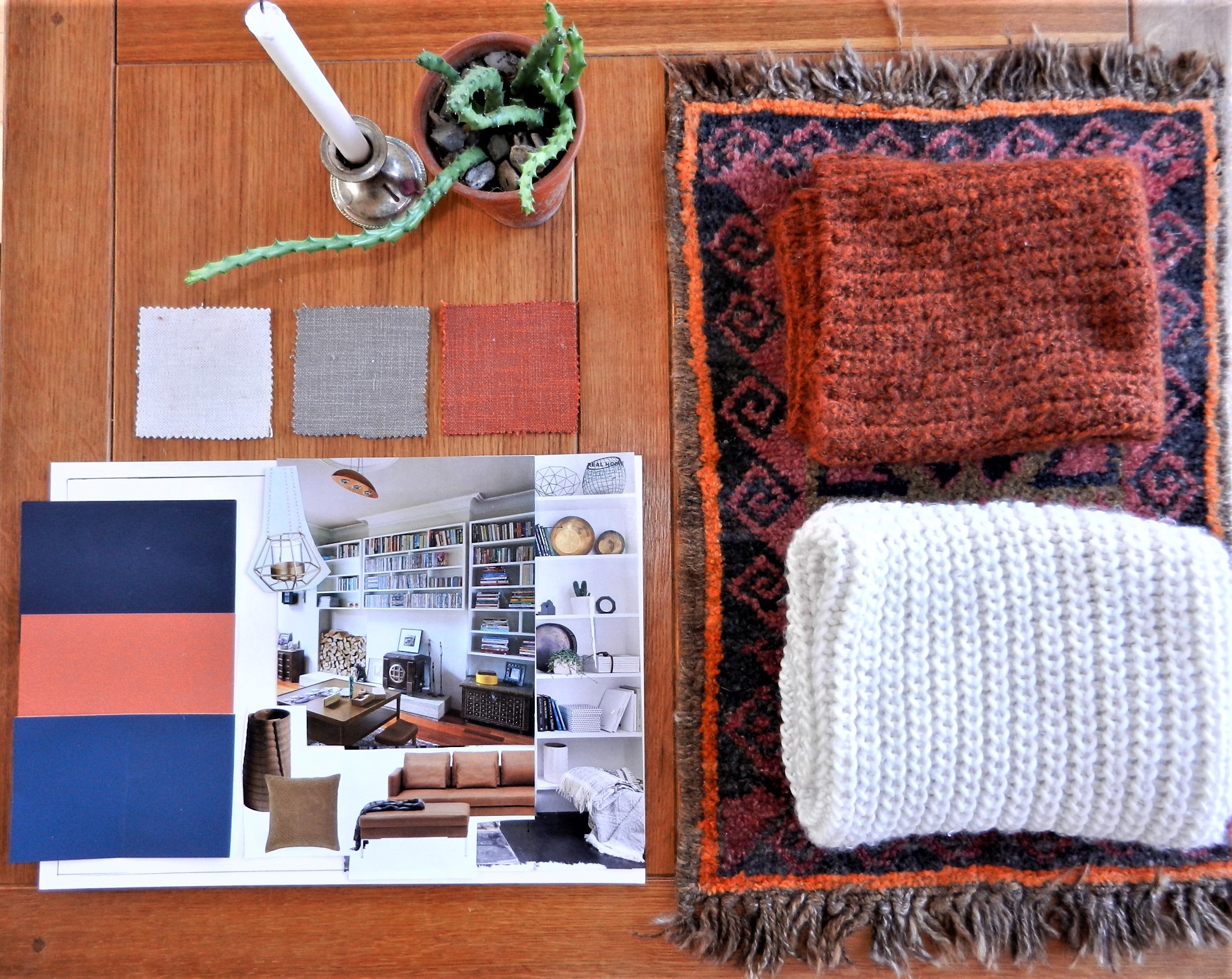 Moodboard for living space