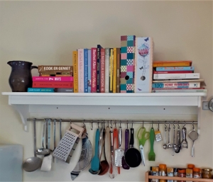 shelf for cookbooks