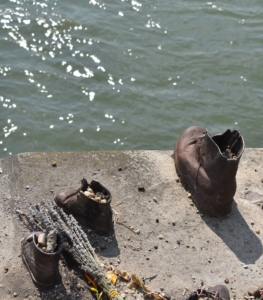 Memorial of shoes on the danube