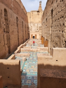 Inside the El Badi Palace