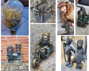 Gnomes around Wroclaw